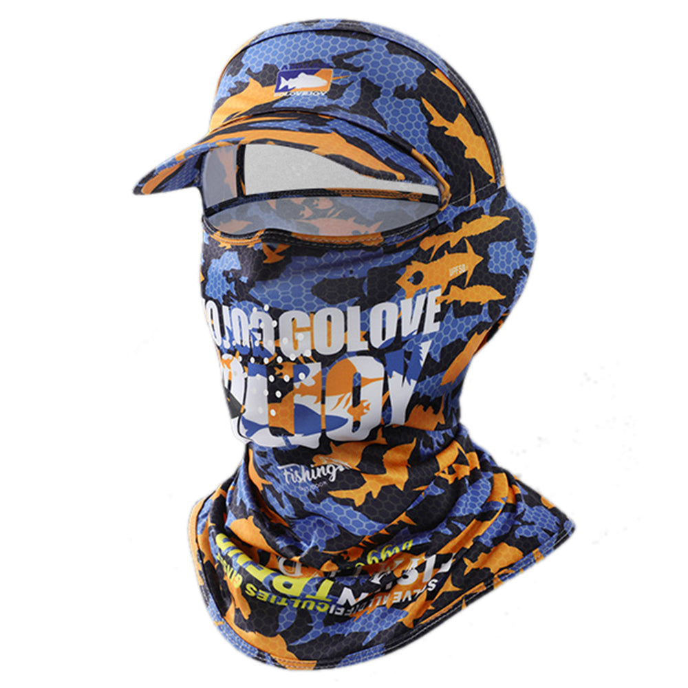 GOLOVEJOY XTJ124 Summer Outdoor Sunproof Cycling Mask Scarf Ice Silk Face Neck Cover