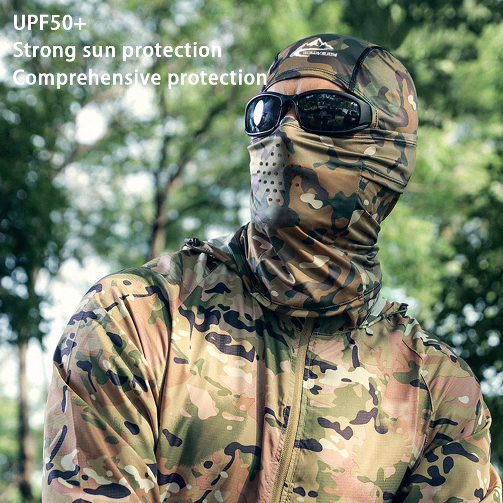 GOLOVEJOY XTJ123 Summer Outdoor Tactical Mask Scarf Breathable Sunproof Face Neck Cover