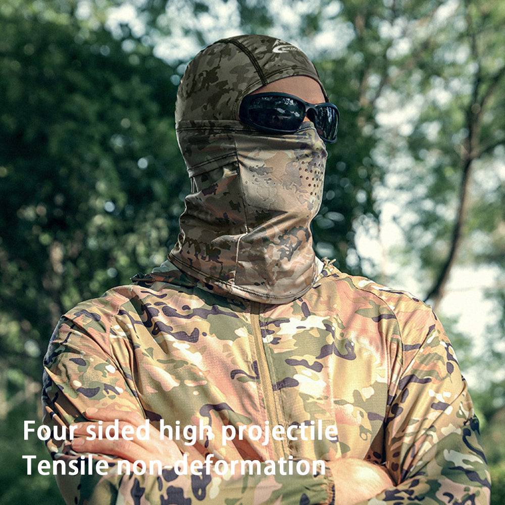 GOLOVEJOY XTJ123 Summer Outdoor Tactical Mask Scarf Breathable Sunproof Face Neck Cover