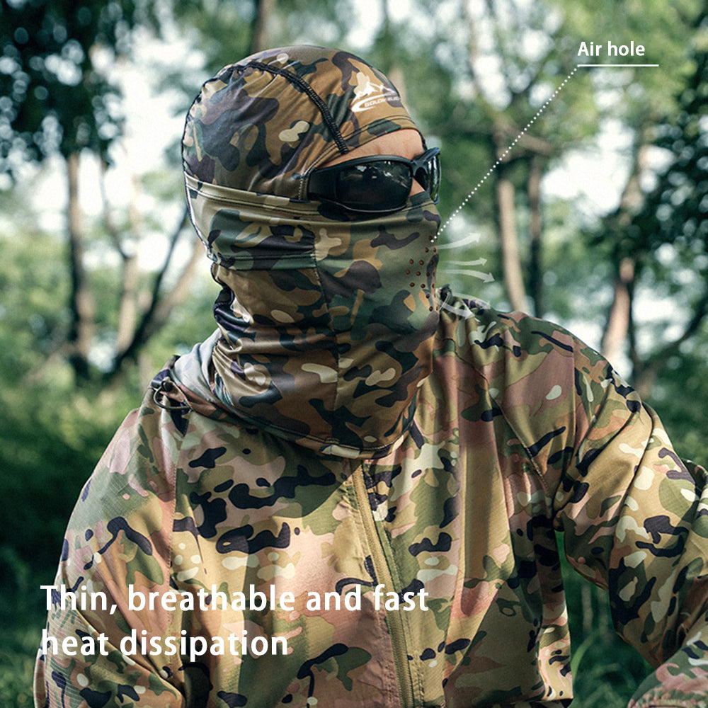 GOLOVEJOY XTJ123 Summer Outdoor Tactical Mask Scarf Breathable Sunproof Face Neck Cover