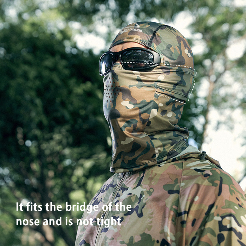 GOLOVEJOY XTJ123 Summer Outdoor Tactical Mask Scarf Breathable Sunproof Face Neck Cover
