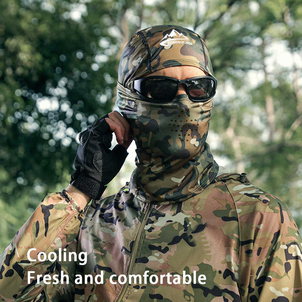 GOLOVEJOY XTJ123 Summer Outdoor Tactical Mask Scarf Breathable Sunproof Face Neck Cover