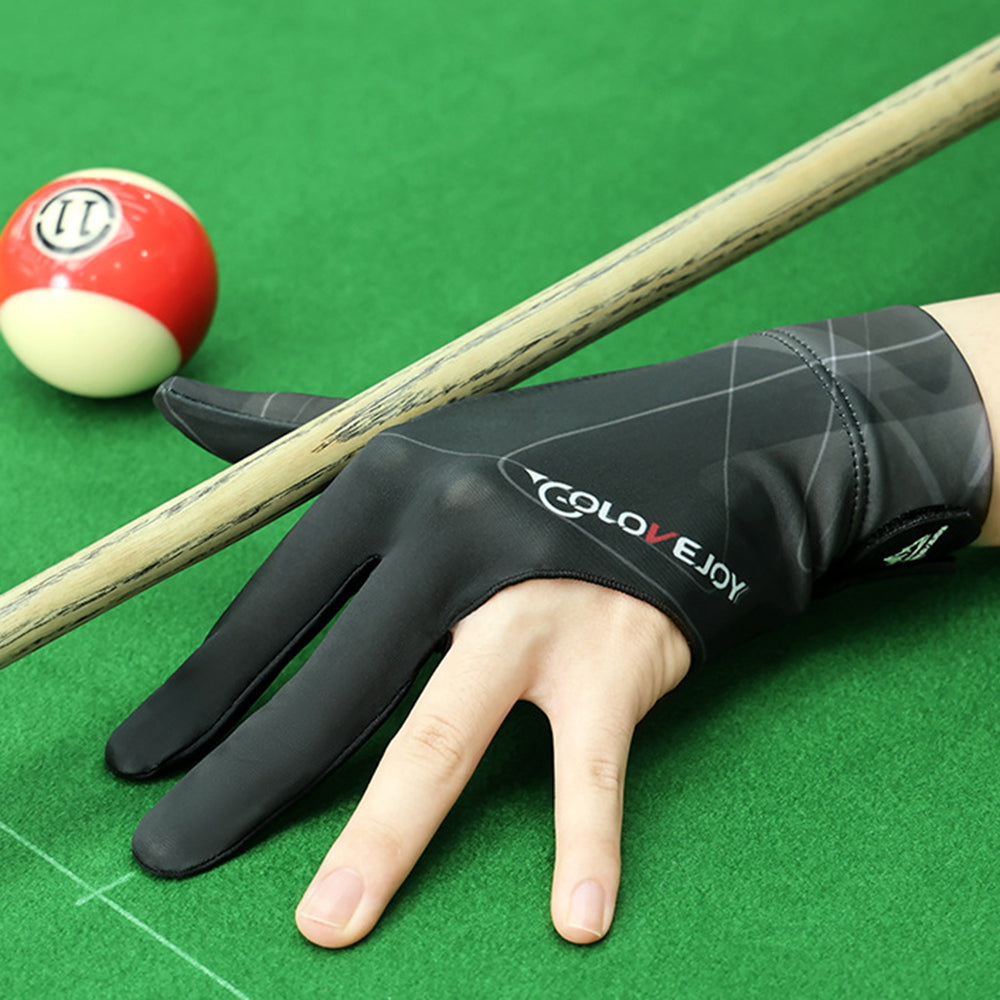 GOLOVEJOY XG67 1Pc 3 Fingers Snooker Billiard Gloves Anti-slip Cue Pool Gloves