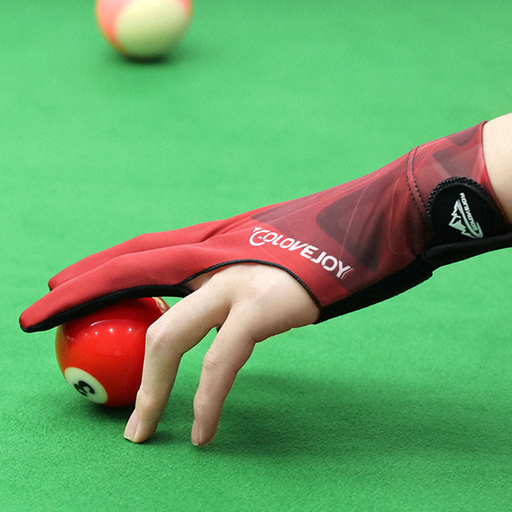 GOLOVEJOY XG67 1Pc 3 Fingers Snooker Billiard Gloves Anti-slip Cue Pool Gloves