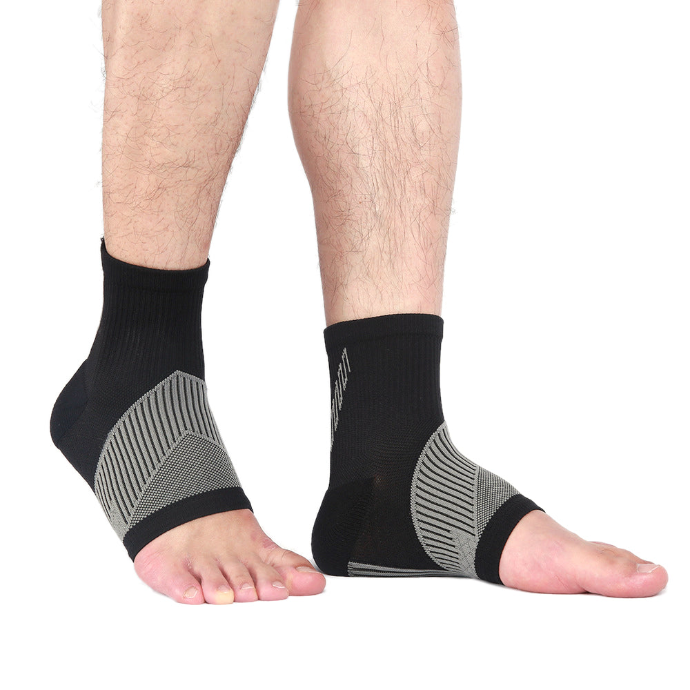 1 Pair Ankle Brace Compression Sleeve Nylon Plantar Fasciitis Pain Relief Foot Socks