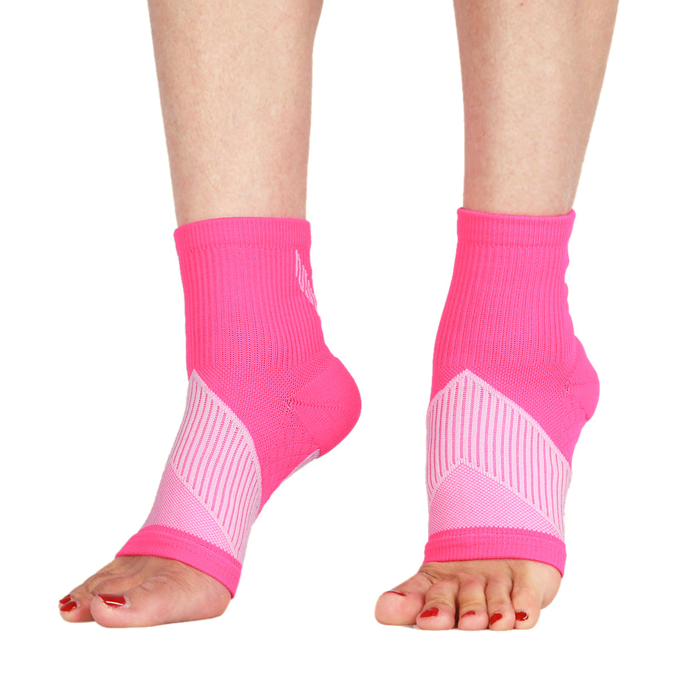 1 Pair Ankle Brace Compression Sleeve Nylon Plantar Fasciitis Pain Relief Foot Socks