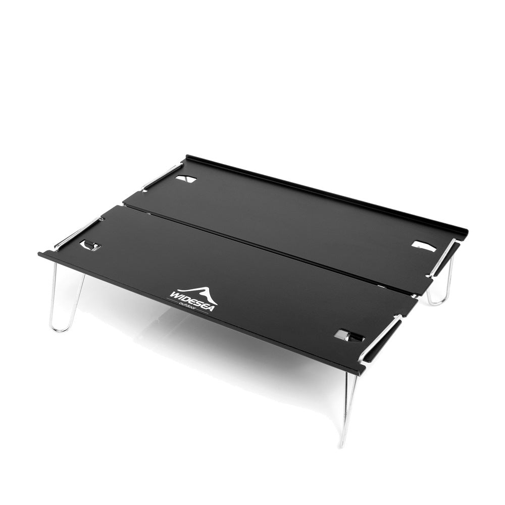 WIDESEA Outdoor Camping Detachable Aluminum Alloy Folding Table with Stainless Steel Legs