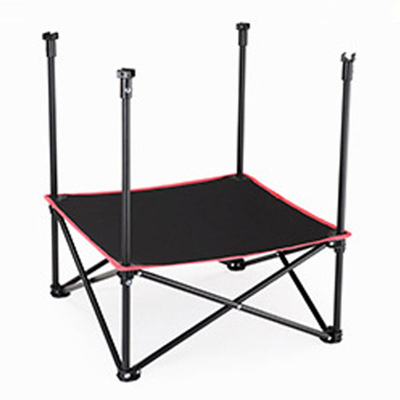 600D Oxford Cloth Round Camping Table Outdoor Folding Table for Backpacking Picnic