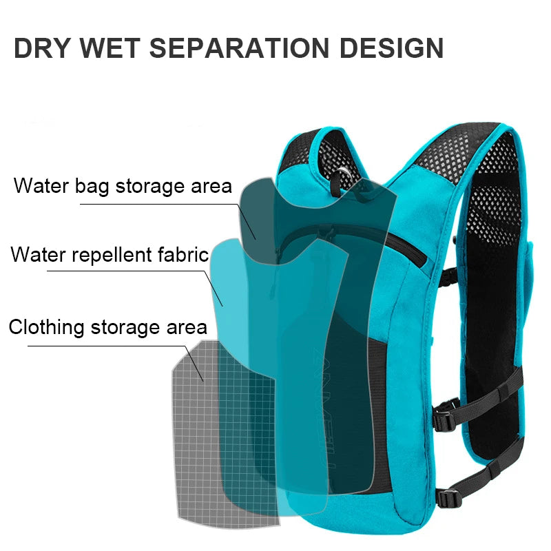 ANMEILU 8016 Outdoor Sports Hiking Backpack Camping Dual Shoulder Bag
