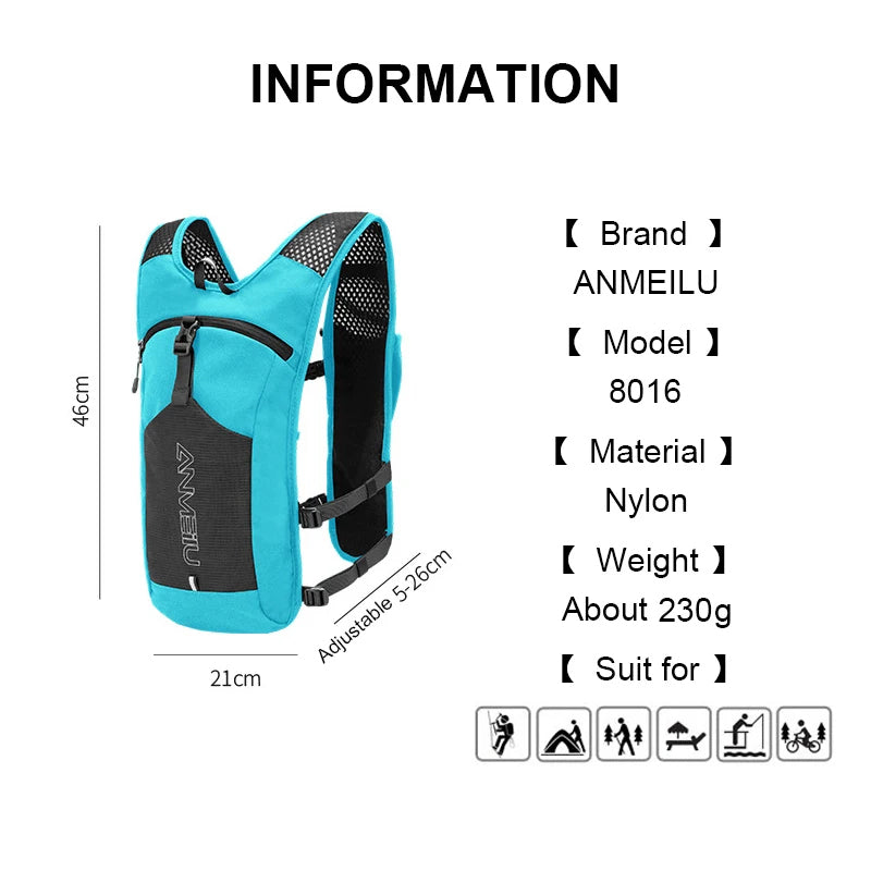 ANMEILU 8016 Outdoor Sports Hiking Backpack Camping Dual Shoulder Bag