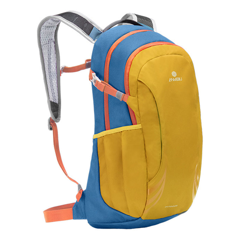 ANMEILU 1062 20L Nylon+Polyester Backpack Hiking Cycling Large Shoulders Bag - Light Grey+Blue