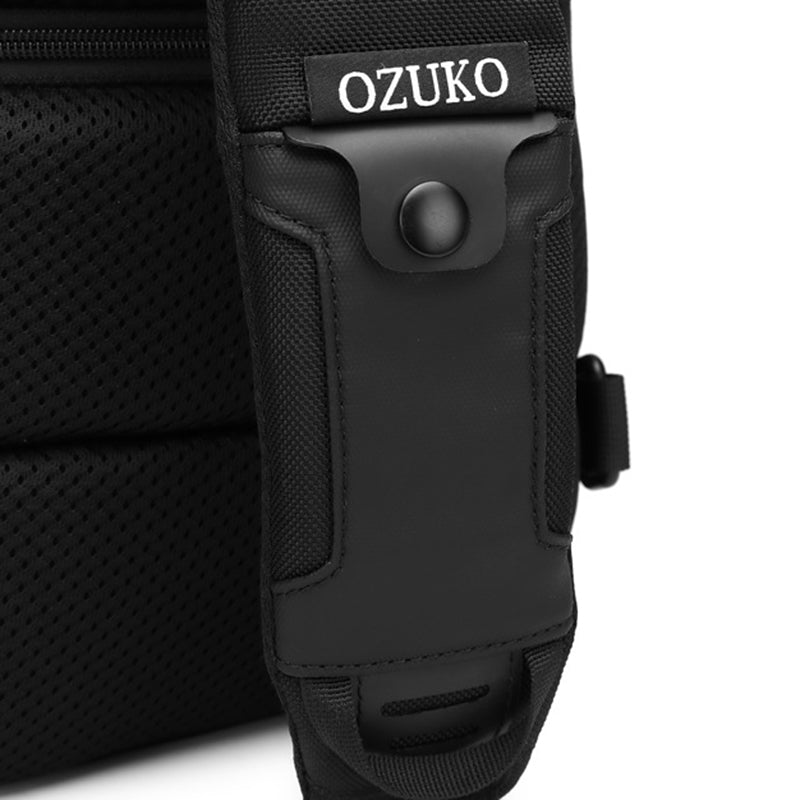OZUKO 9731 Crossbody Shoulder Bag Oxford Cloth Waterproof Chest Bag - Camouflage