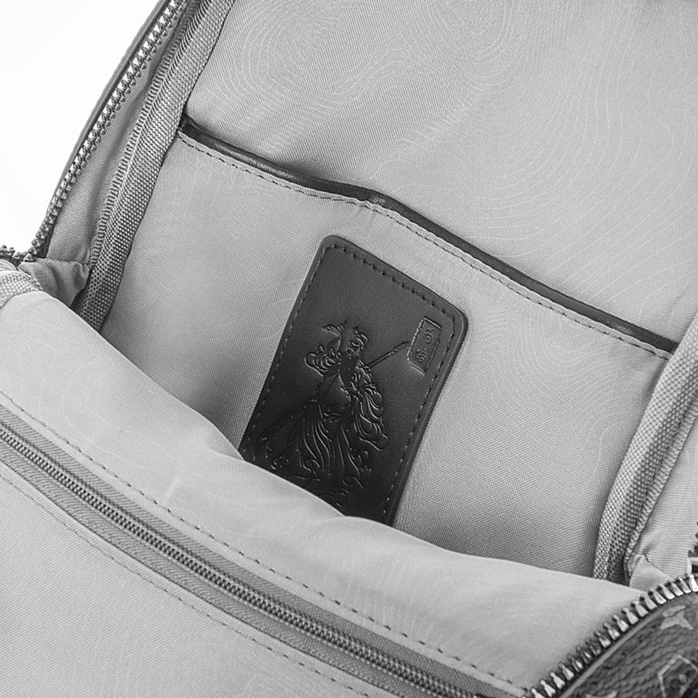 WIWU Anti-Theft Fingerprint Lock Crossbody Sling Bag PVC Chest Bag Daypack