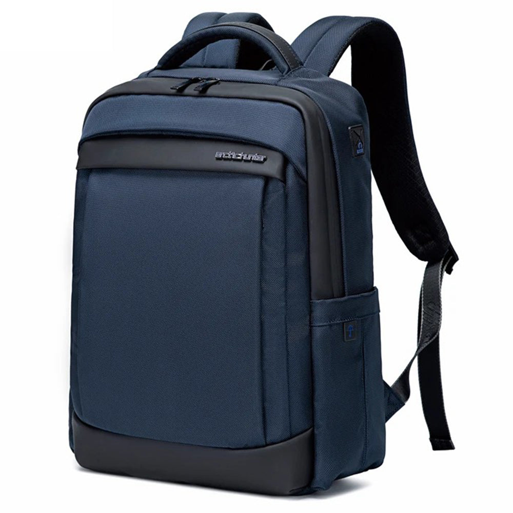 ARCTIC HUNTER B00478 17-Inch Laptop Backpack USB Port Men's Oxford Cloth Travel Bag - Black