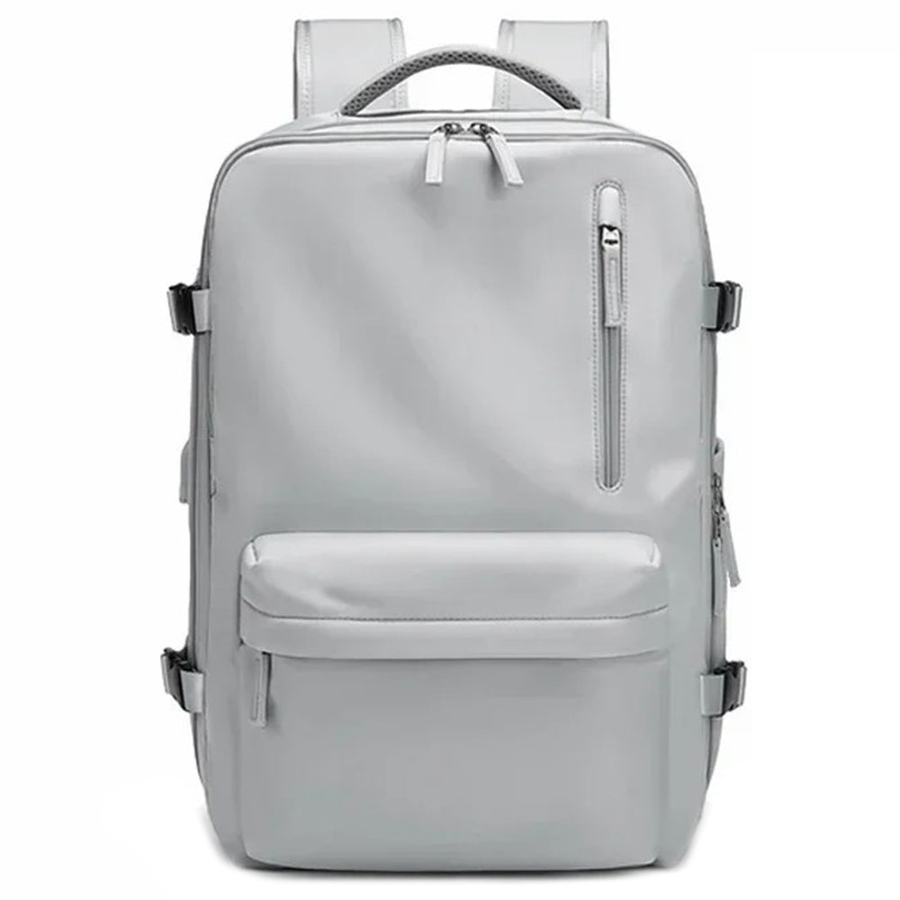 2023 Expandable Carry-On Luggage Travel Backpack Weekender Bag with USB Port - Light Grey