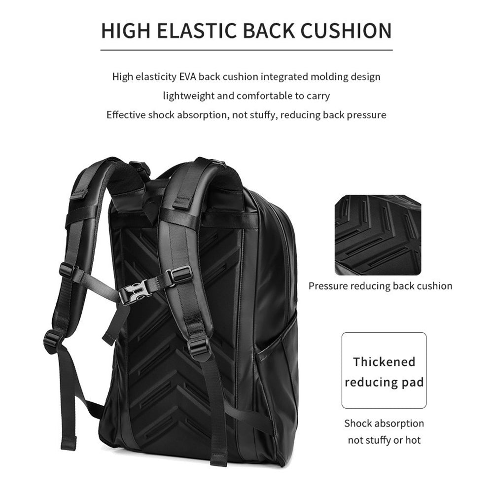 2289 Waterproof Oxford Cloth Travel Backpack Business 16-Inch Laptop Carrying Bag