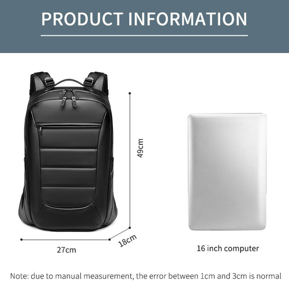 2289 Waterproof Oxford Cloth Travel Backpack Business 16-Inch Laptop Carrying Bag