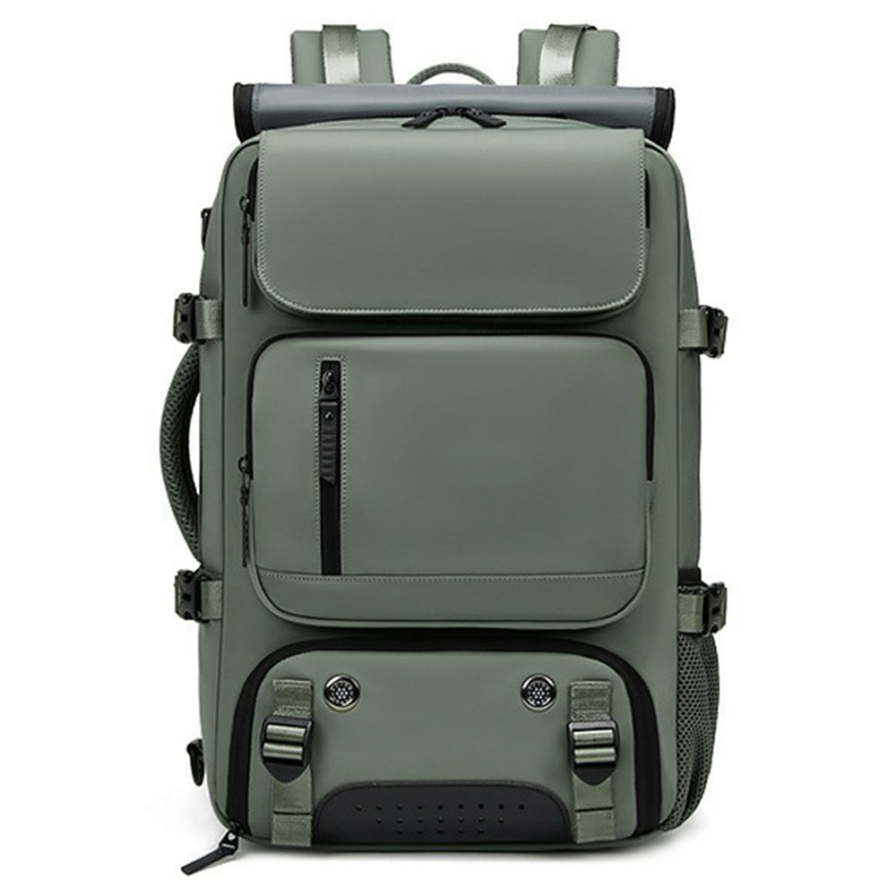 OUTWALK Men's Backpack Business Briefcase Crossbody Bag Large Messenger Bag - Army Green