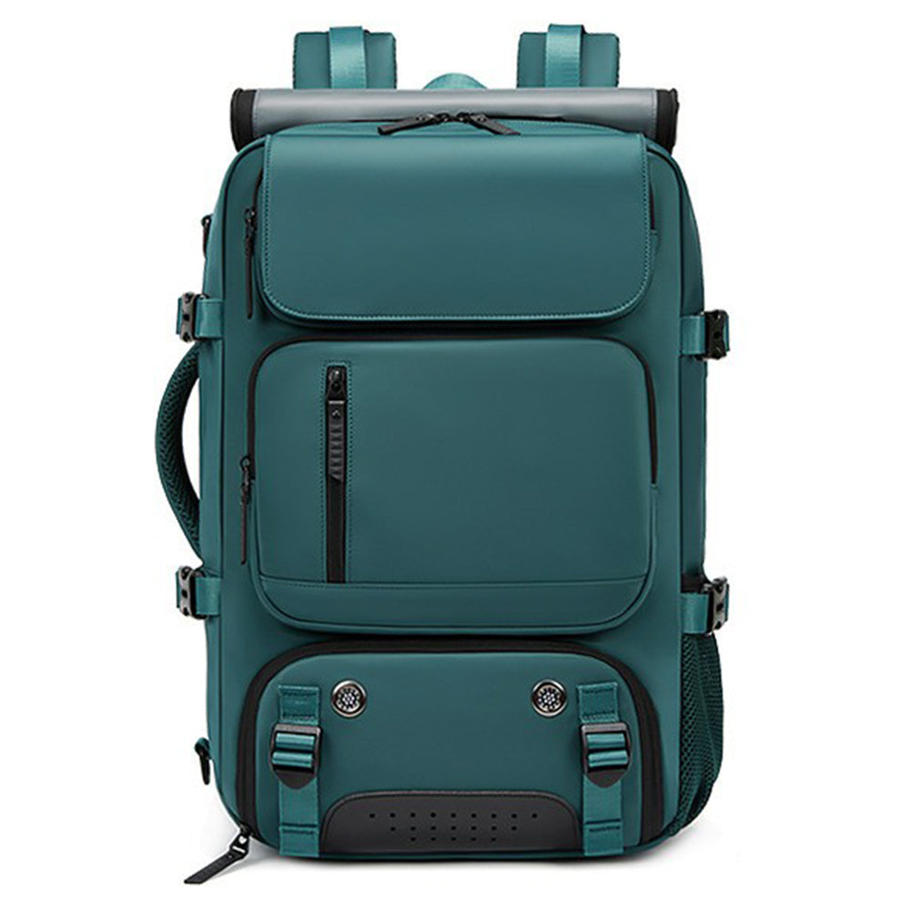 OUTWALK Men's Backpack Business Briefcase Crossbody Bag Large Messenger Bag - Army Green