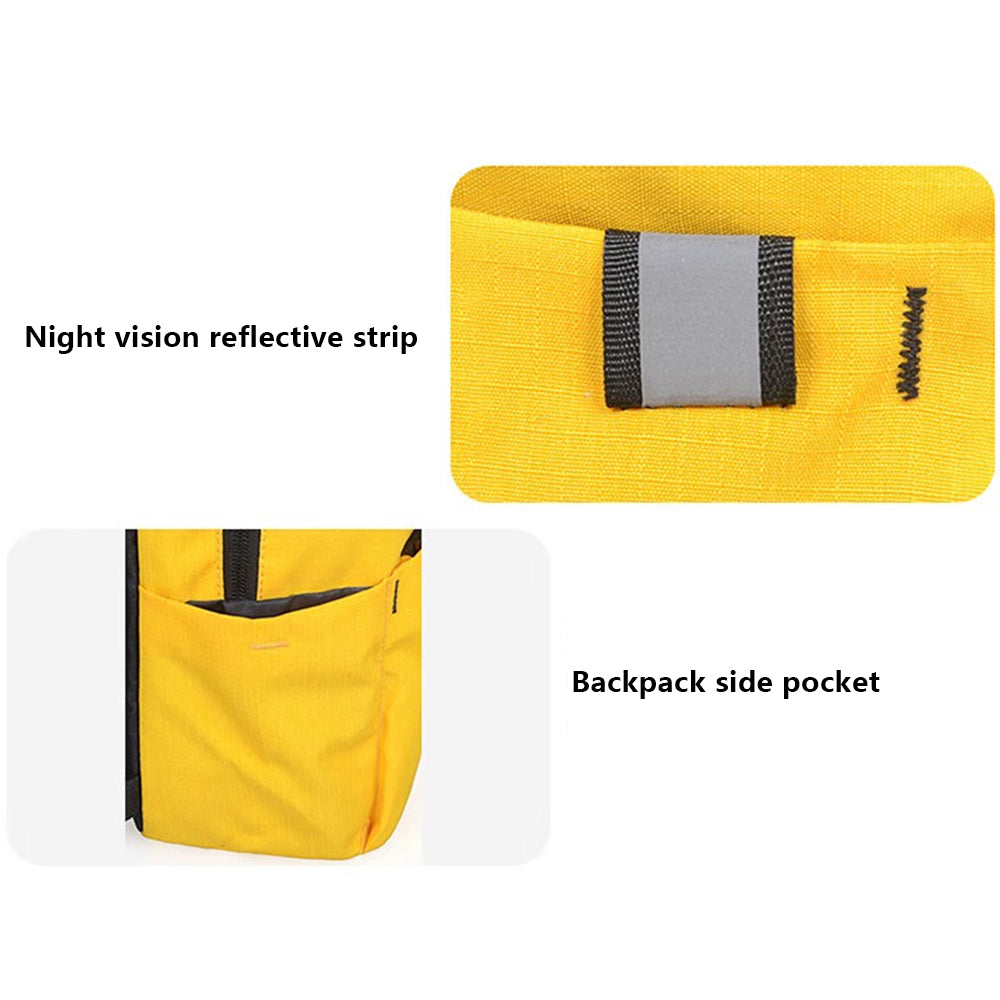 VICTORIATOURIST V2028 Backpack Lightweight Casual Daypack Travel Hiking Daypack for Men Women - Yellow