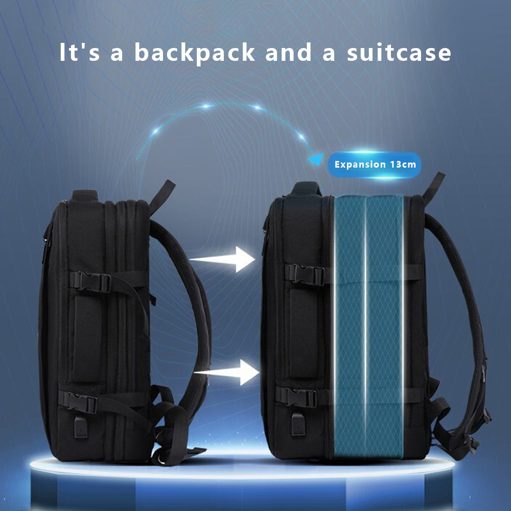 VICTORIATOURIST V9012 Capacity Expandable Business Travel Backpack 17.3-inch Laptop Dual Shoulder Bag