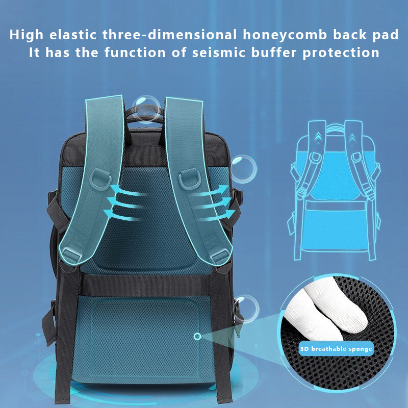 VICTORIATOURIST V9012 Capacity Expandable Business Travel Backpack 17.3-inch Laptop Dual Shoulder Bag