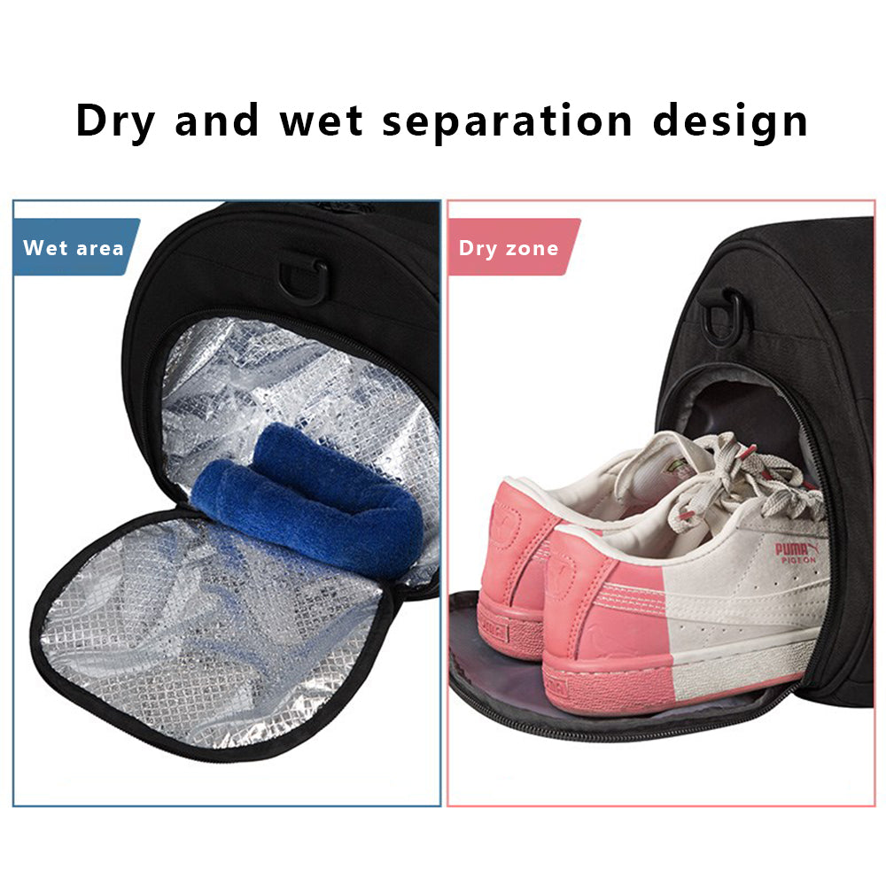 VICTORIATOURIST V7020 Wet and Dry Separation Gym Bag Polyester Fitness Shoulder Bag