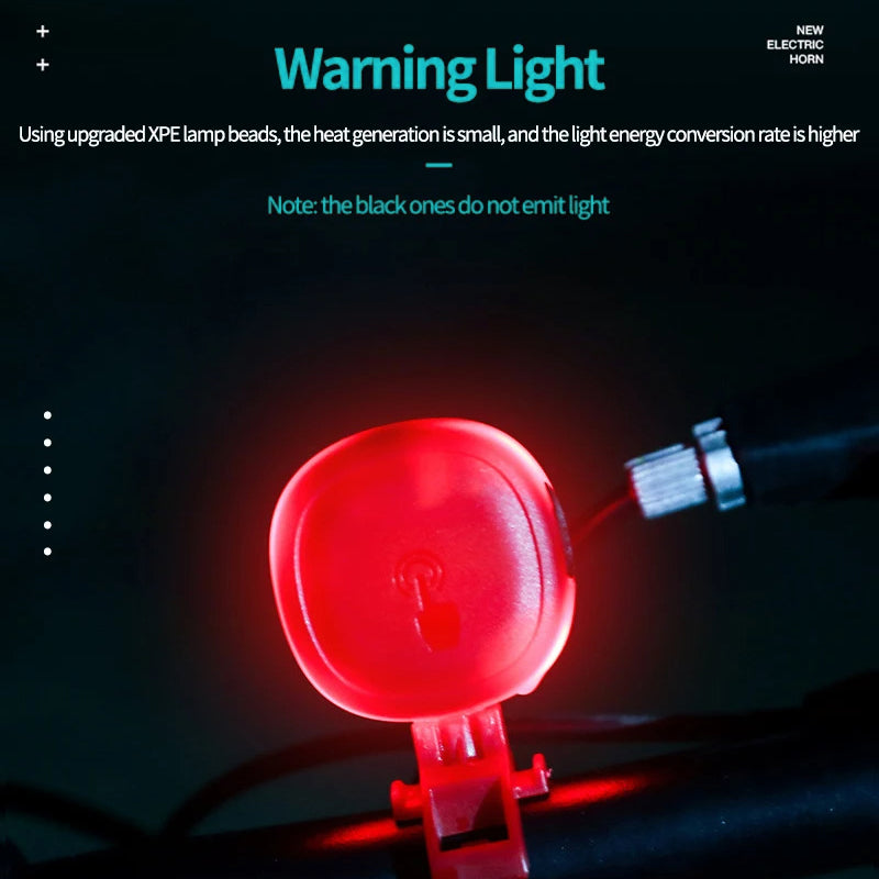 LEADBIKE LD69 Adjustable Volume Waterproof Bicycle Touch Electric Horn