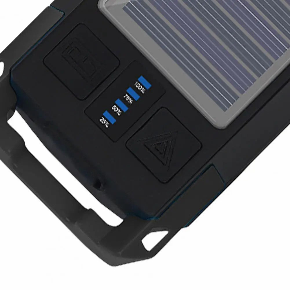 BG-1706 USB+Solar Rechargeable Bike Lights Waterproof 6 Light Modes Bicycle Dual Headlight with Horn Alarm