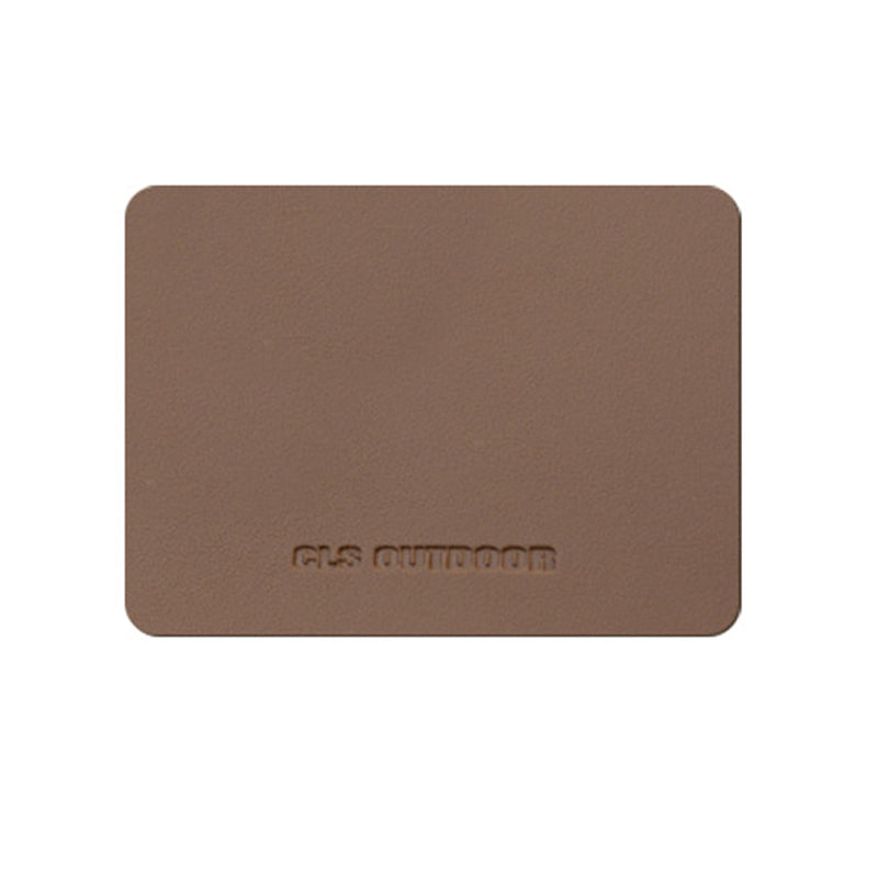 CLS 27.5x19cm Outdoor Camping Table PU Leather Mat Anti-dirt Picnic Tablecloth