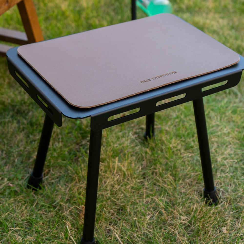 CLS 27.5x19cm Outdoor Camping Table PU Leather Mat Anti-dirt Picnic Tablecloth