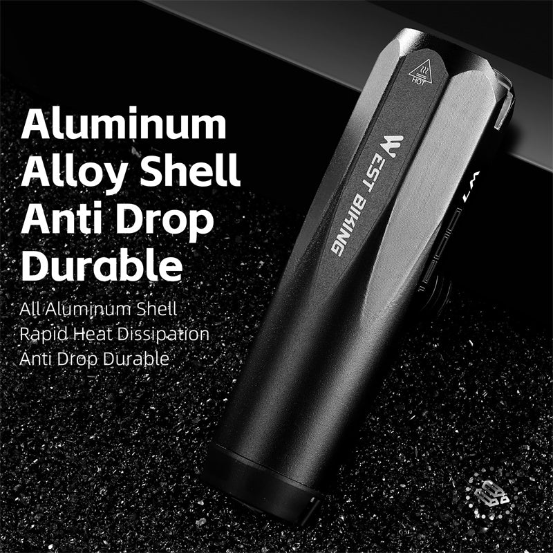 WEST BIKING YP0701404 Multifunctional Bicycle Light Sensing 600 Lumens Type-C Headlight Road Bike Light