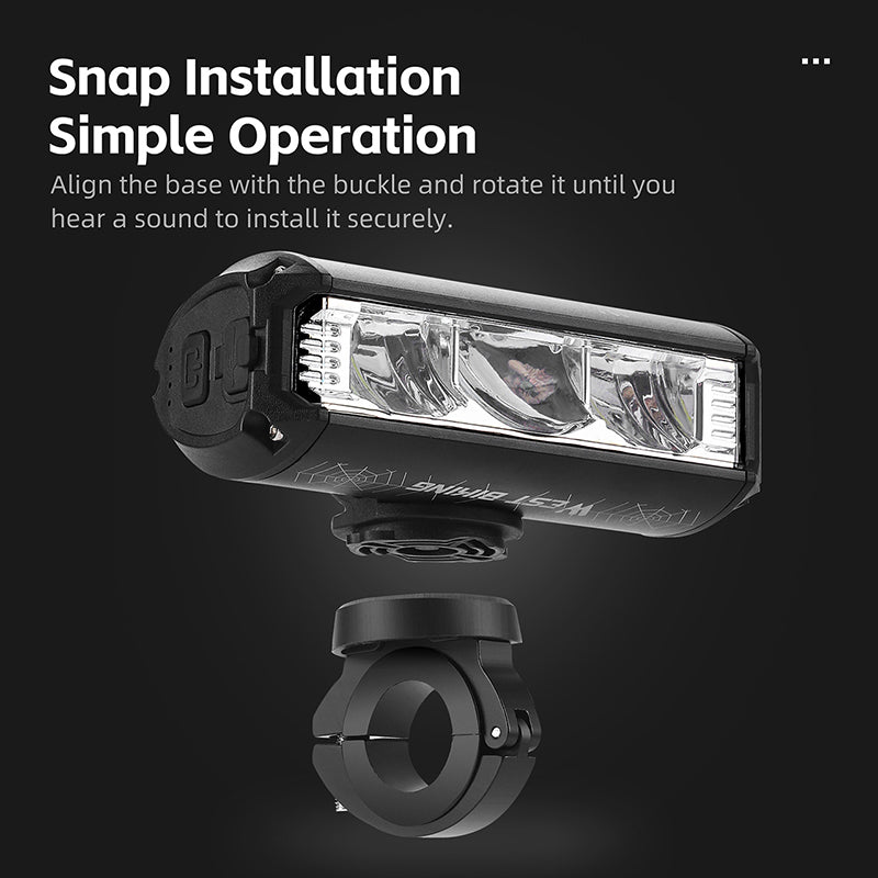 WEST BIKING YP0701424 1750 Lumens High Brightness Mountain Road Bike Front Light