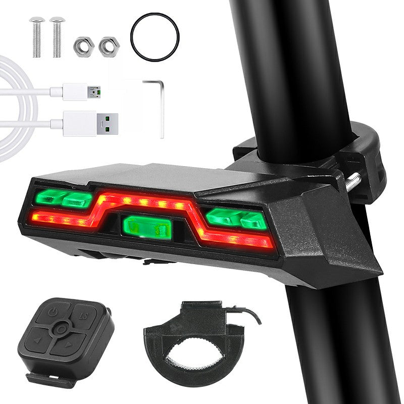 WEST BIKING YP0701359 Bicycle Tail Light with Type-C Charging for Cycling, Mountain, and Road Bikes Lamp