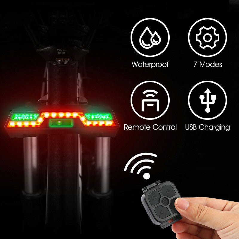 WEST BIKING YP0701359 Bicycle Tail Light with Type-C Charging for Cycling, Mountain, and Road Bikes Lamp