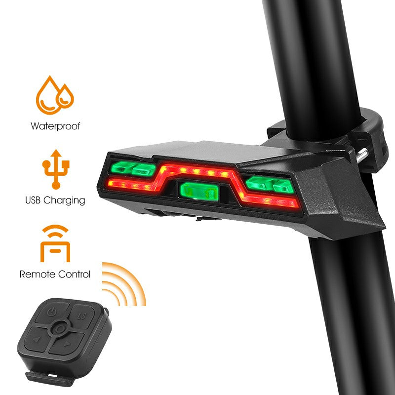 WEST BIKING YP0701359 Bicycle Tail Light with Type-C Charging for Cycling, Mountain, and Road Bikes Lamp