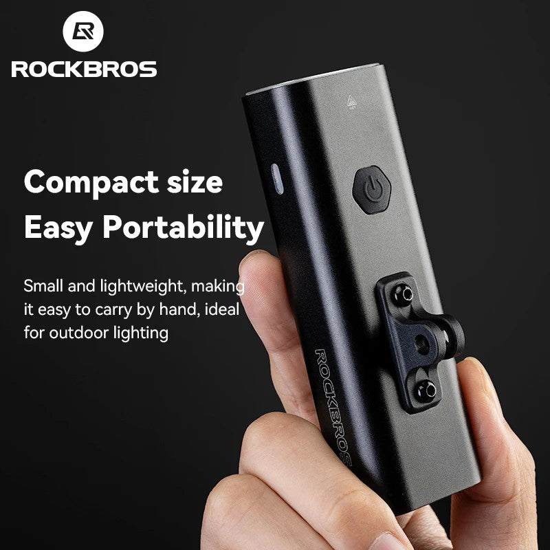 ROCKBROS RHL-800 Bicycle Front Headlight Strong Flashlight, Lifting Version (No Bracket)