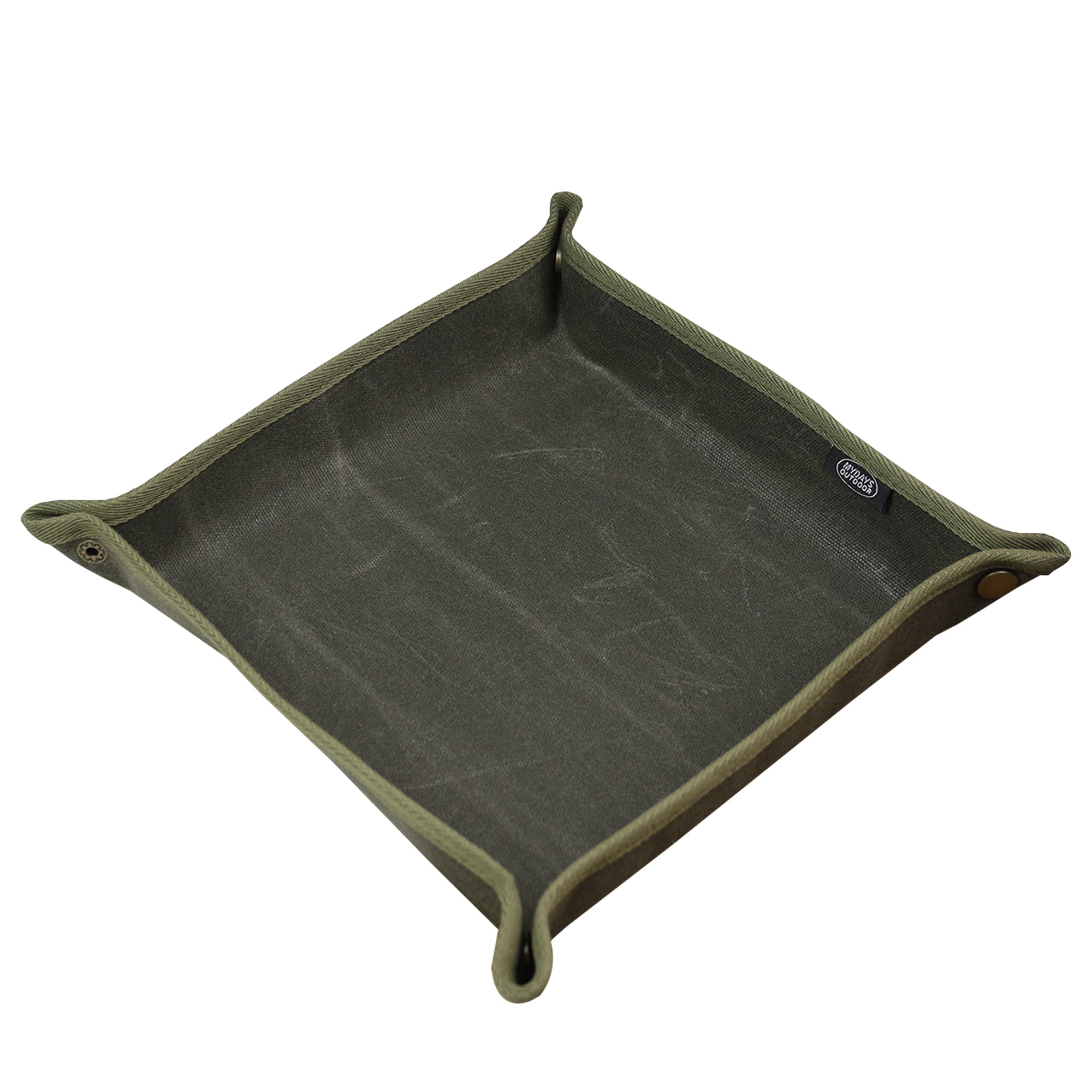 MYDAYS OUTDOOR Outdoor Foldable Waterproof Canvas Camping Desktop Storage Tray