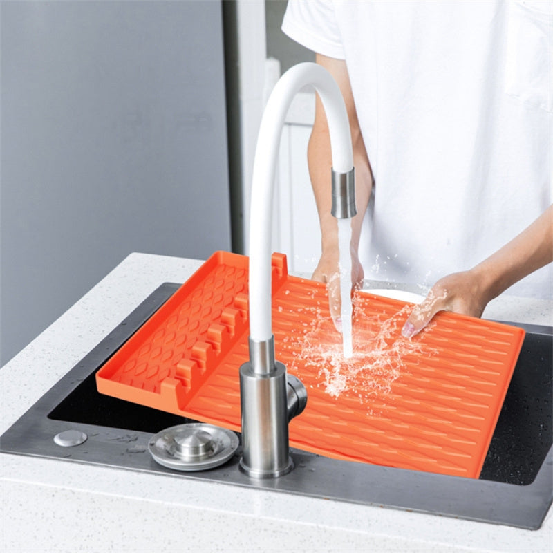 Camping BBQ Tools Silicone Mat Barbecue Grill Utensil Holder Mat