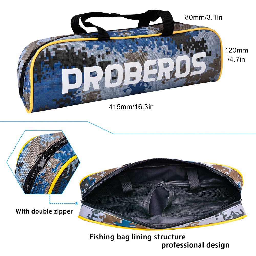 PROBEROS HWCSET100 2.1m Carbon Fishing Rod Pole Reel Combo with Line Lure Hook