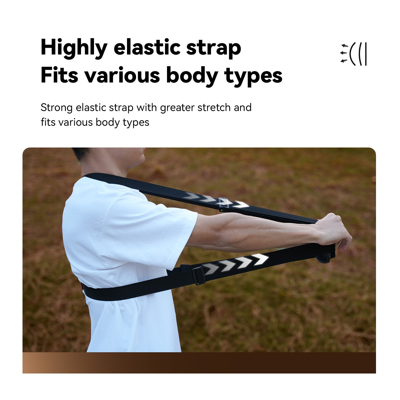 TELESIN S2-CGP-02 Chest Mount Harness for GoPro 12 Quick Release Chest Strap for Action Camera