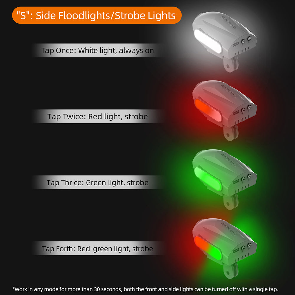 SUNNYLIFE N4P-GZ768 Universal Drone Light + Multi-function Adapter Mount for DJI Mini 4 Pro