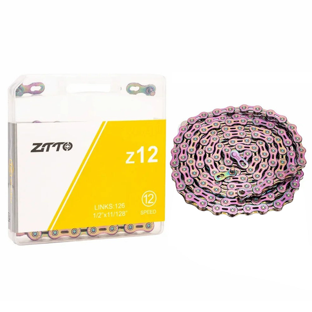 ZTTO Z12 MTB Road Bike Carbon Steel 12 Speed Chain 126 Links for Bicycle