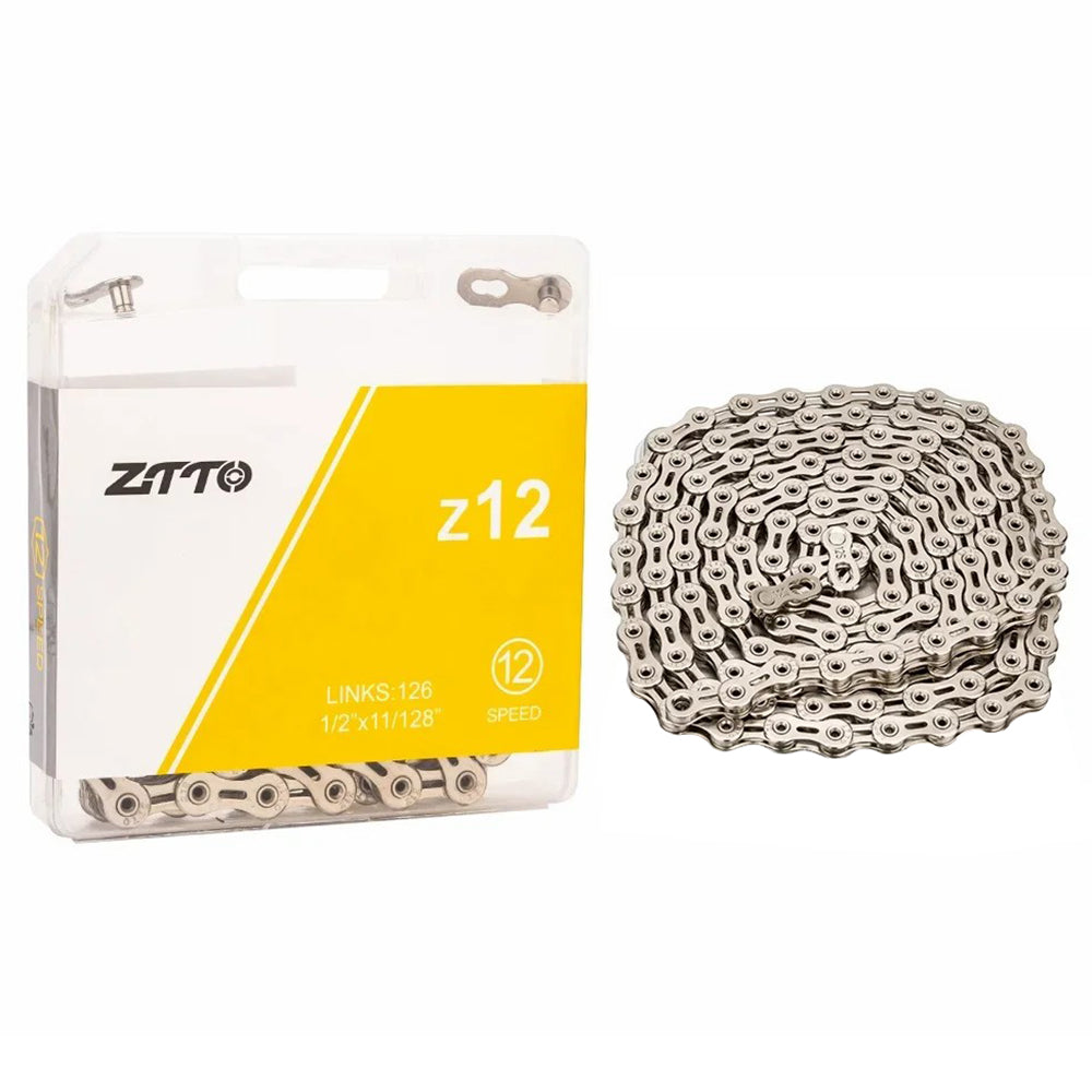 ZTTO Z12 MTB Road Bike Carbon Steel 12 Speed Chain 126 Links for Bicycle