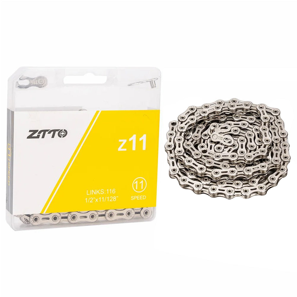 ZTTO Z11 Carbon Steel MTB Road Bike Chain 11-Speed 116 Links Bicycle Chain