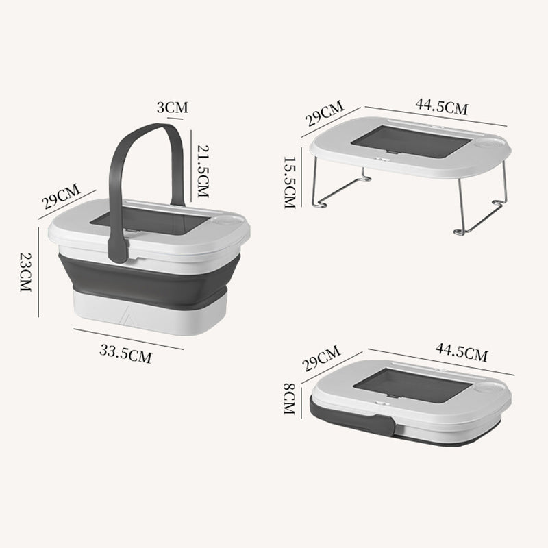 AOTU Multi-Function Outdoor Picnic Basket with Collapsible Table Water Basket
