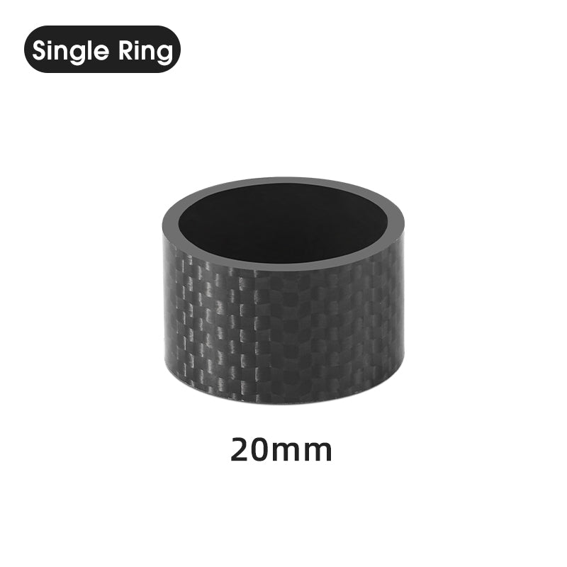 WEST BIKING 20mm Carbon Fiber Bicycle Stem Spacer Fork Gasket for MTB Bike