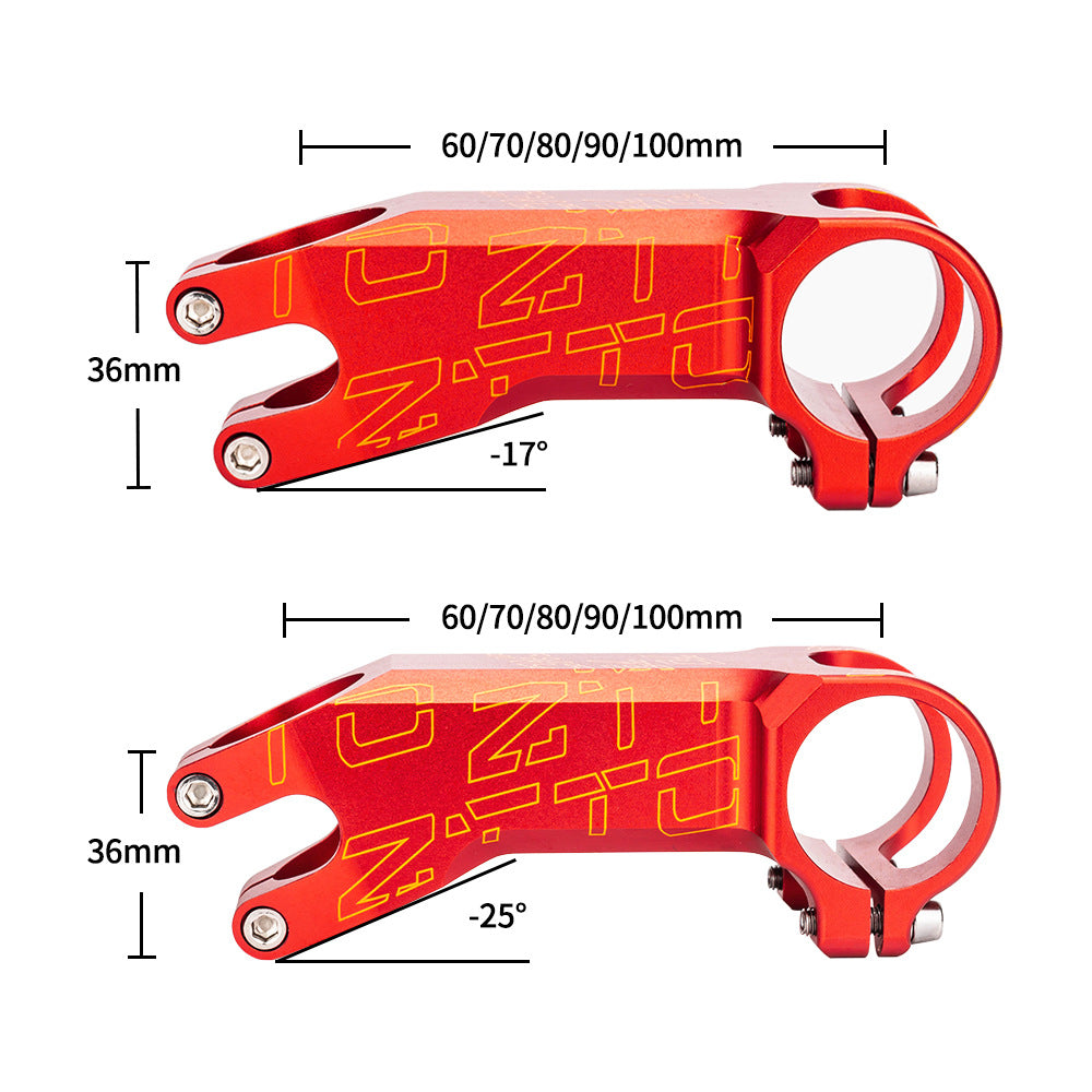 ZTTO Bike Handlebar Stem Aluminum Alloy Mountain Bicycle Stem Riser