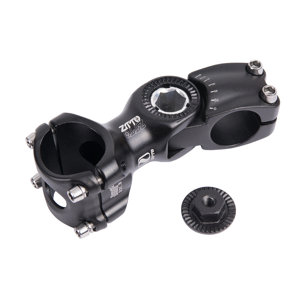 ZTTO Aluminum Alloy Bike Stem MTB Stem Degree Adjustable Raise Up Function Bicycle Tool