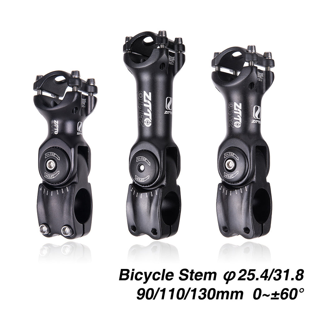 ZTTO Aluminum Alloy Bike Stem MTB Stem Degree Adjustable Raise Up Function Bicycle Tool